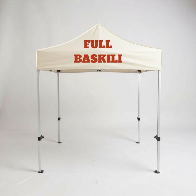 Gazebo Portatif Çadır Katlanabilir Tente 2x2 m | 40 mm Alüminyum | Full Baskılı