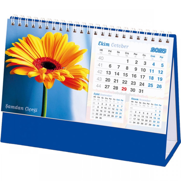 AMT-05-TL Çiçekler Masa Takvimi AMT-05-TL Çiçekler Masa Takvimi