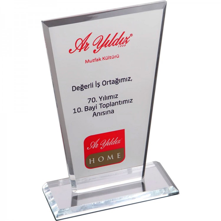 EKT-235-ŞF Kristal Plaket EKT-235-ŞF Kristal Plaket