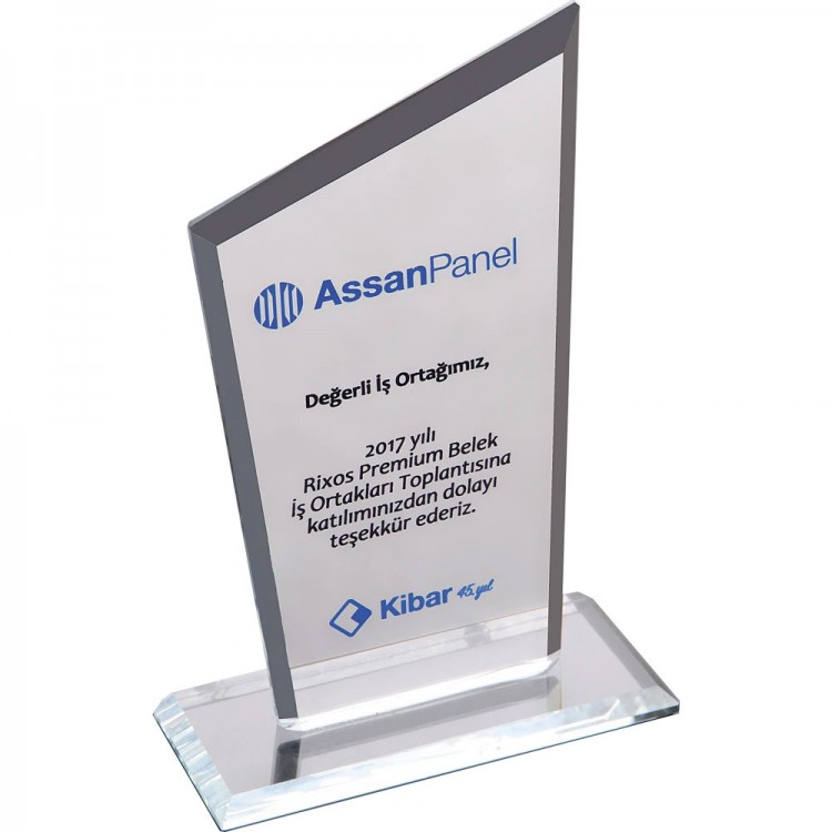 EKT-310-ŞF Kristal Plaket EKT-310-ŞF Kristal Plaket