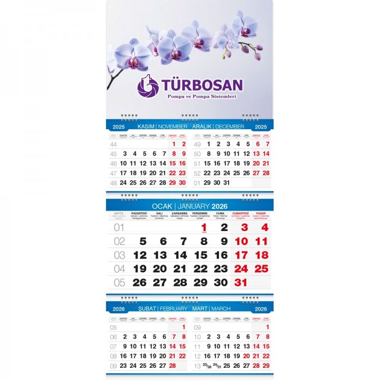 GMC-14 Beş Aylık Gemici Takvim