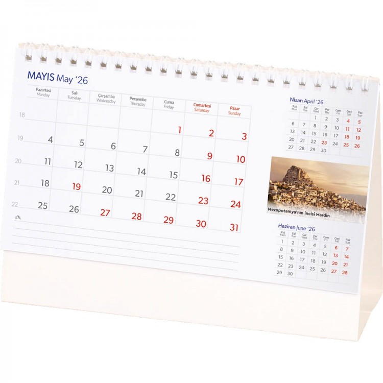 AMT-03-BT Anadolu Masa Takvimi AMT-03-BT Anadolu Masa Takvimi