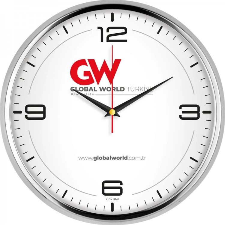 V30-950-B Metal Duvar Saati