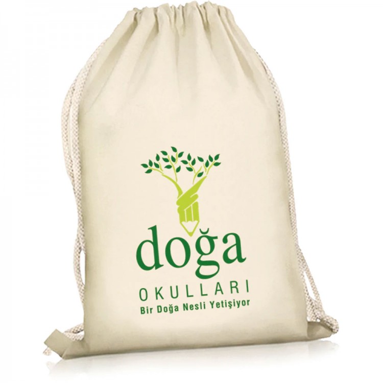 BC-8100 Büzgülü Ham Bez Çanta